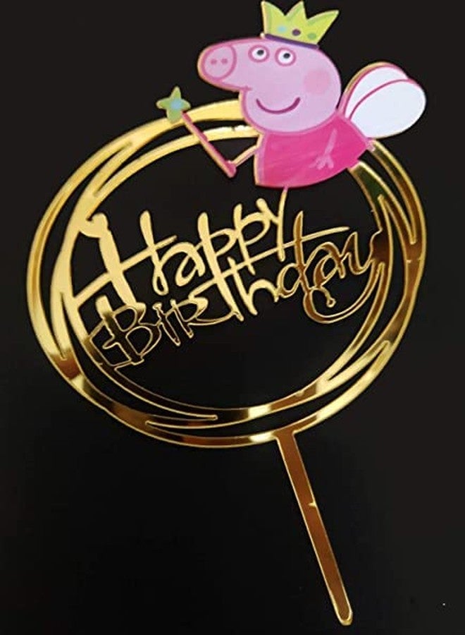 Missby® Theme Based Cake Topper (Peppaa)